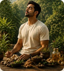 The three doshas in balance